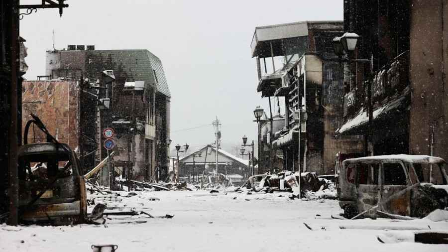 日本強震石川死亡攀升至180人 警方擴大搜索朝市通