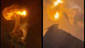 中國寧夏一化工廠爆炸 空中驚現蘑菇雲火球
