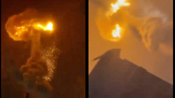 中國寧夏一化工廠爆炸 空中驚現蘑菇雲火球
