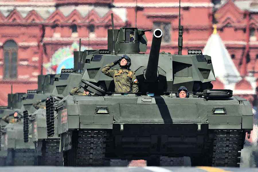 【時事軍事】俄最先進坦克T-14成擺設