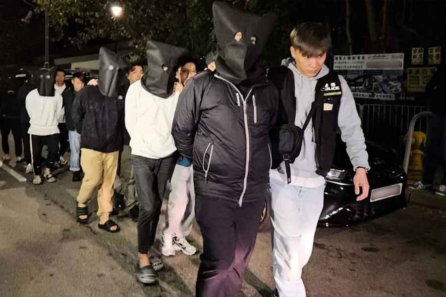 屯天元一晚三宗斬人 警至少拘捕21人涉案（有片）