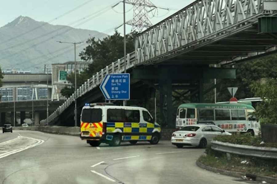 元朗小巴撞三車不顧而去 司機涉嫌危險駕駛被捕