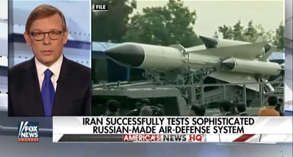 美國官方證實，伊朗上周末試射二枚彈道導彈。（霍士新聞視像擷圖）