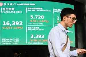 恒指挫225點、科指降2.2% 金股跑贏