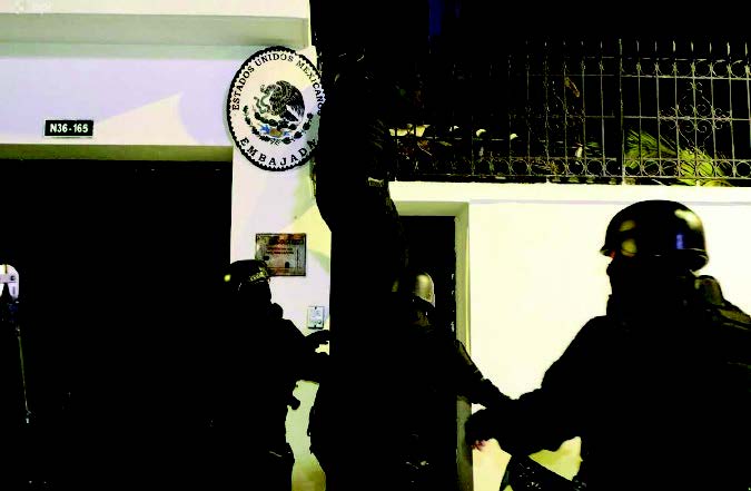 大使館遭強行闖入 墨西哥與厄瓜多爾斷交