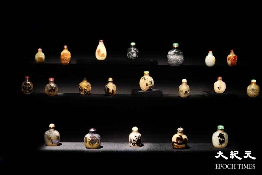 藝術館明起展490組鼻煙壺 含乾隆年間宮廷精品