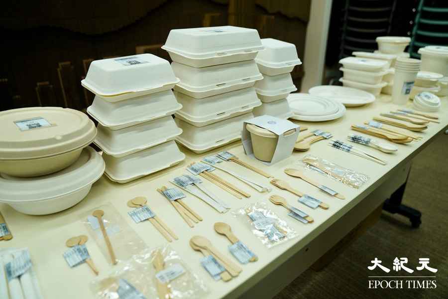 環保署稱已有21%中小型食肆轉用非塑膠餐具（有片）