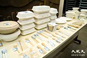 環保署稱已有21%中小型食肆轉用非塑膠餐具（有片）