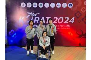 輪椅劍擊亞洲錦標賽 港隊女重團體摘銅