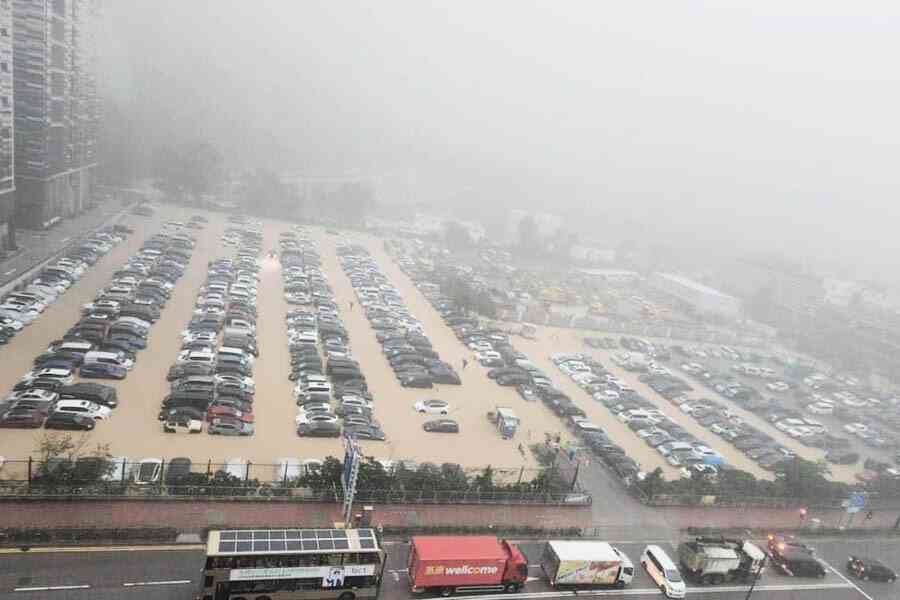 紅雨｜將軍澳西貢嚴重水浸 區議員批渠道不夠闊