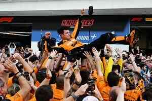 110場正賽終獲首勝 諾里斯奪F1邁阿密站冠軍