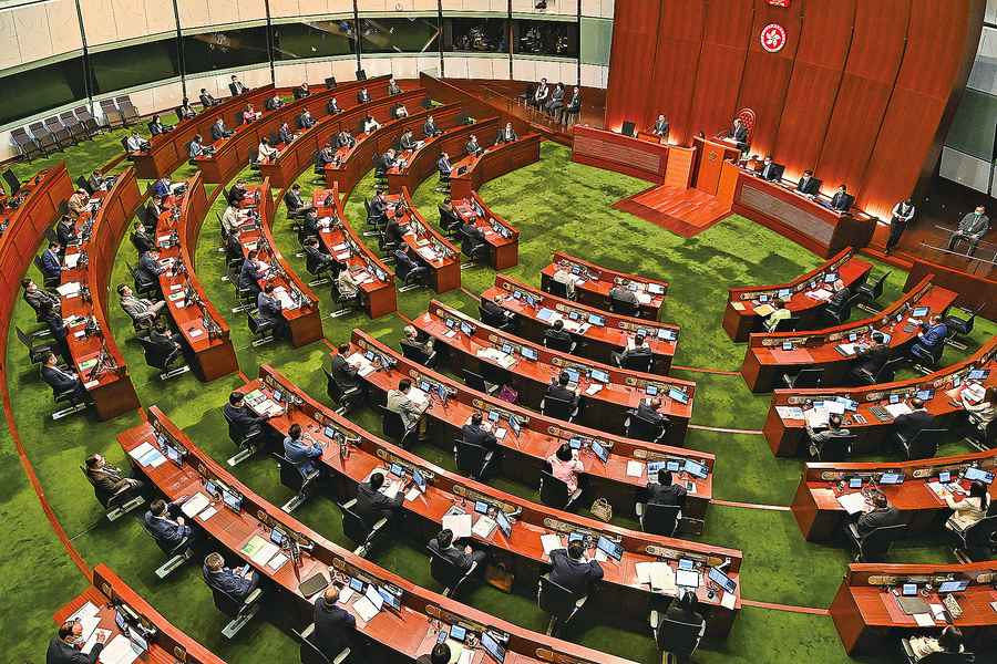 香港清一色議會制度 僅八個政府法案記名通過