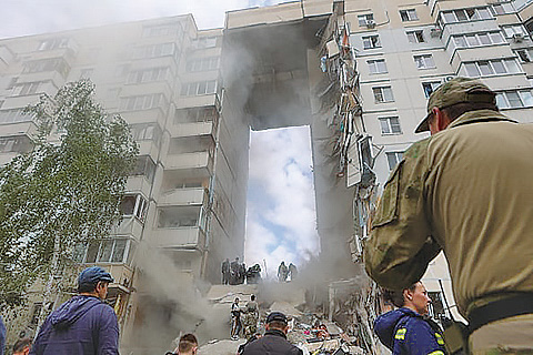 俄羅斯邊城公寓遭砲擊 至少13死20傷