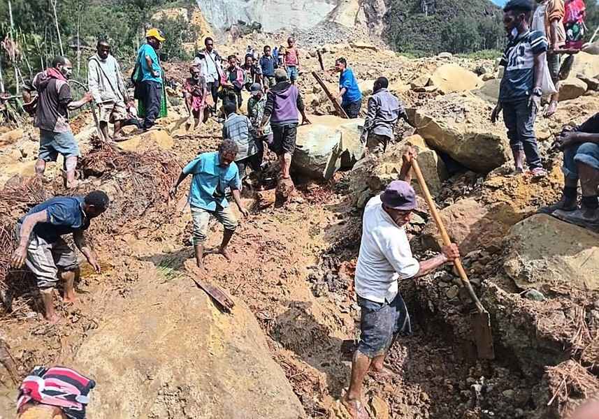 巴布亞新畿內亞山泥傾瀉 聯合國估計逾670死亡