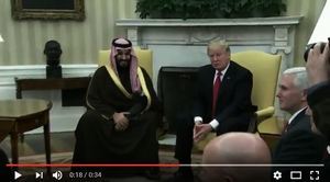 特朗普會見沙特副王儲 一致認為伊朗構成威脅