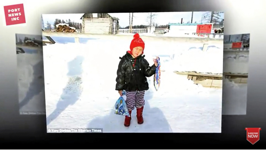 俄四歲女娃為救奶奶冰天雪地摸黑走五哩