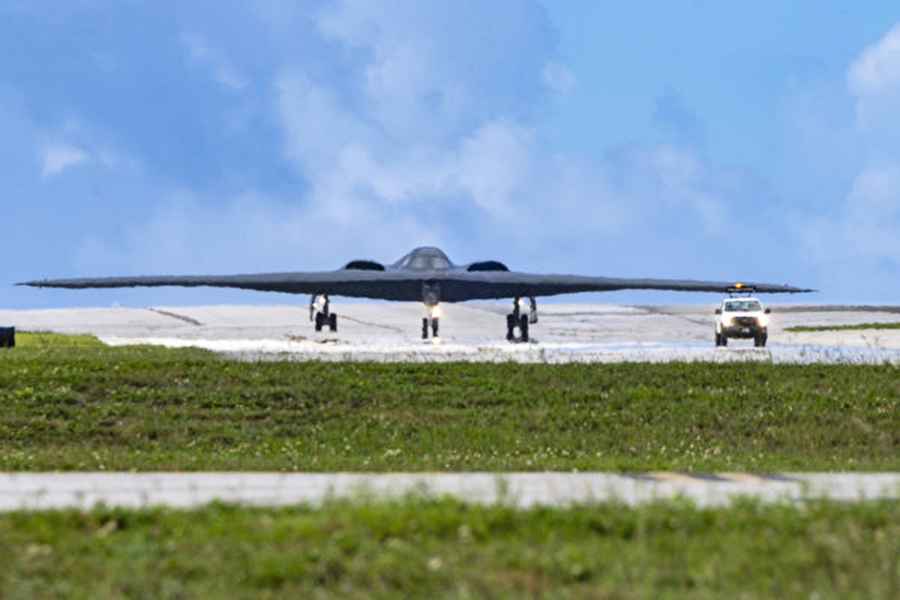 時隔5年美B-2轟炸機抵關島 在中共後院演習