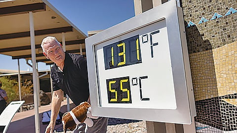 加州死谷高溫逾53度 氣象局發布最高級警報