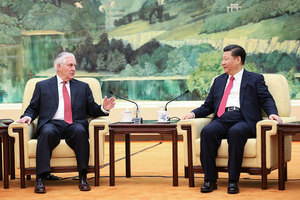 美國務卿蒂勒森與習近平會面 未提北韓問題
