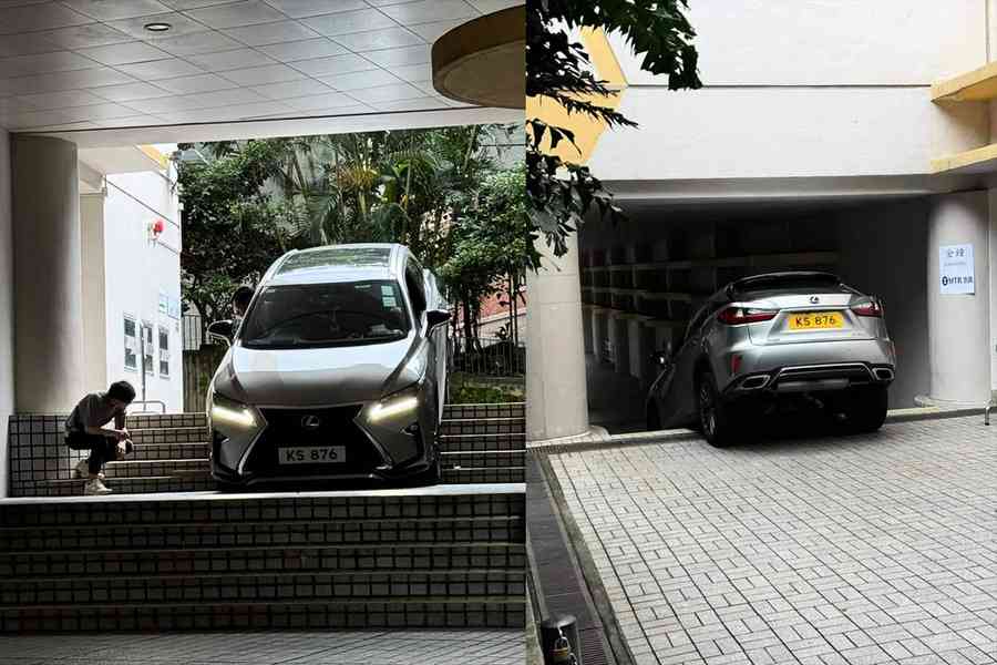 中區凌治卡樓梯 網民：警匪片害人無數