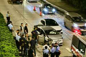 【有片】公主道可疑車遇查發狂 撞警員突圍失敗落網