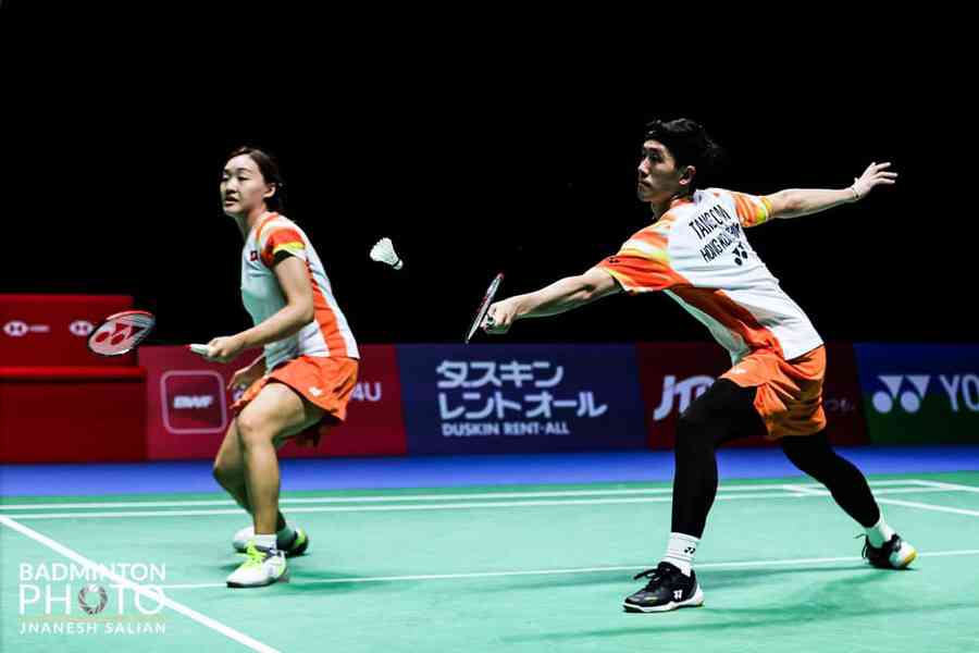 日本羽球賽 鄧謝配擊敗中華台北晉決賽對大陸