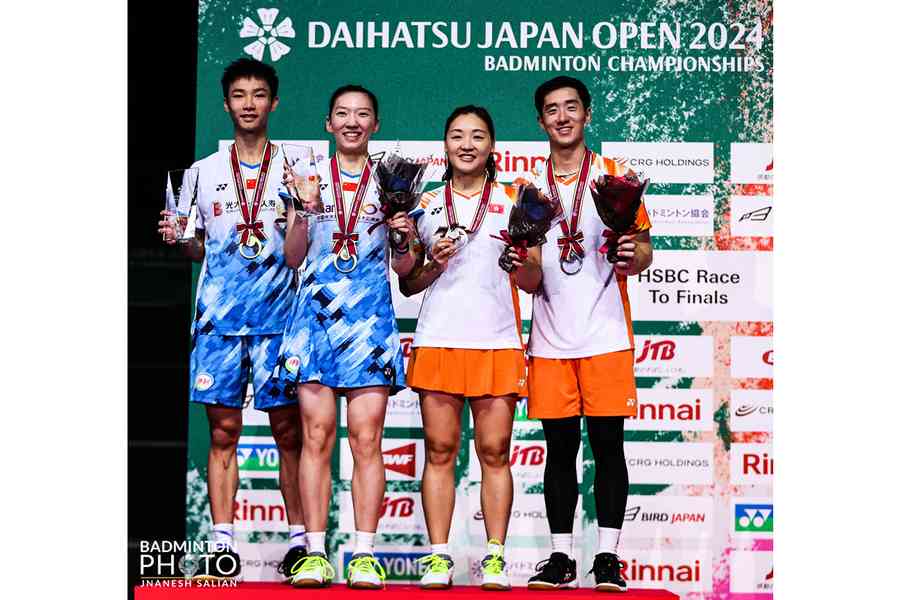 日本羽球賽 鄧謝配不敵中國組合摘銀