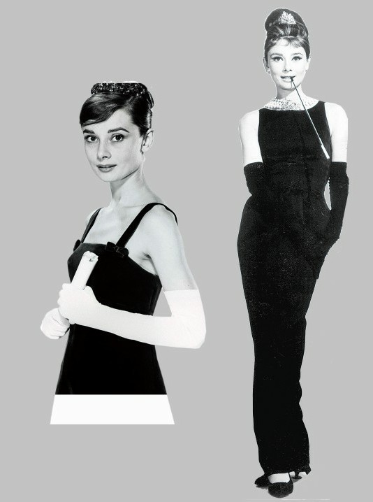 柯德莉夏萍 在《珠光寶氣》中身著小黑裙的形像深入人心。（網絡圖片）