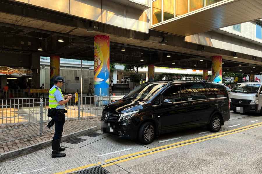 牛肉乾 | 港島總區交通日 單日發1,842張告票