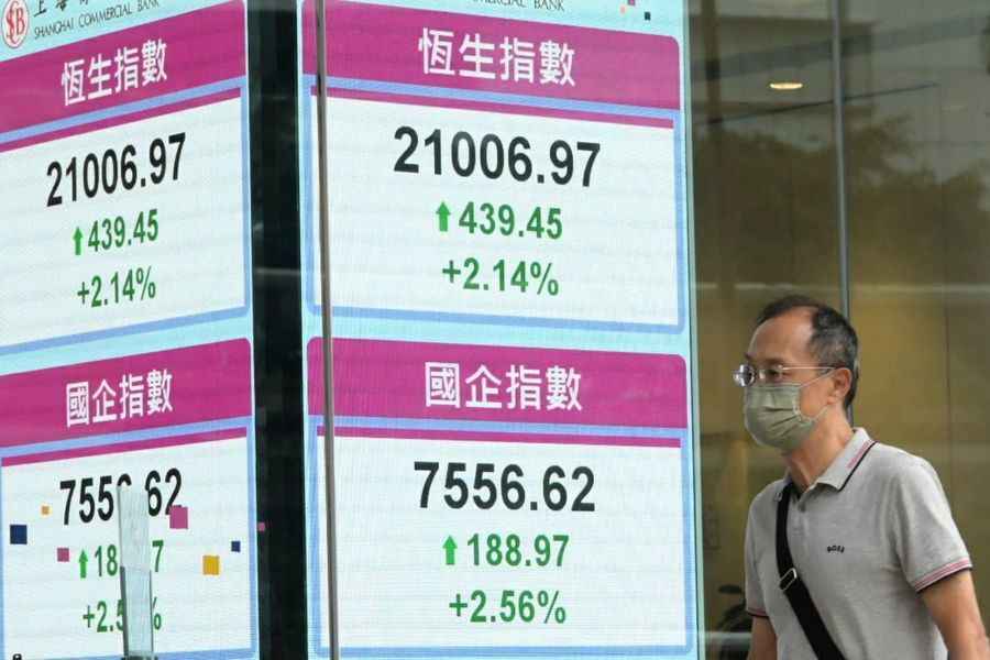 恒指升439點 成交額1699億 港交所上揚5%