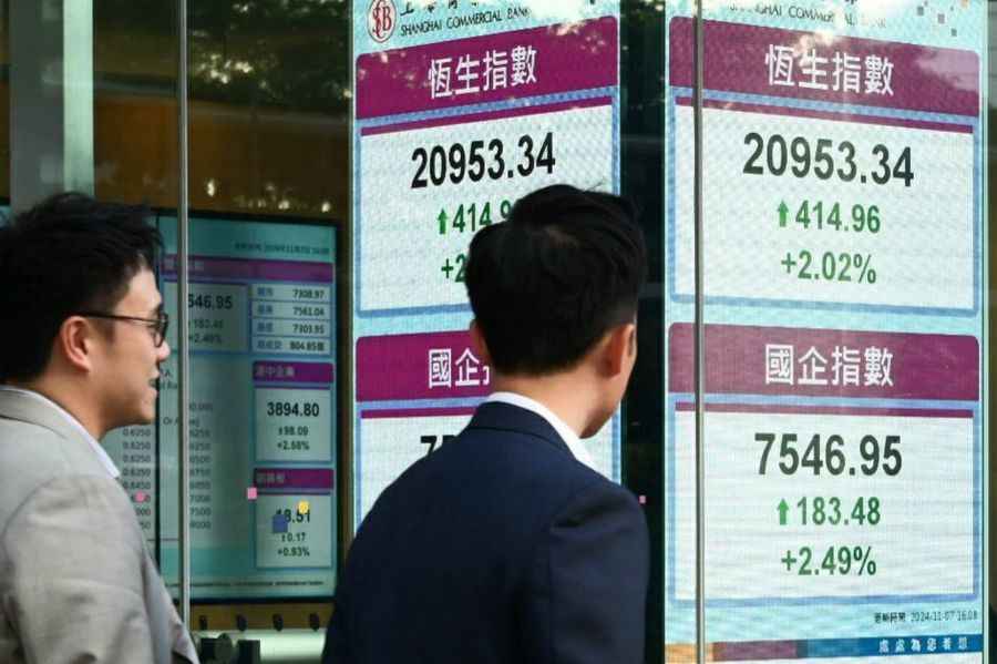 恒指升414點、科指漲2.3% 成交額2198億