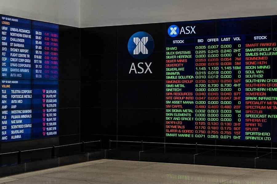 澳洲ASX200指數結束五連跌 上漲0.78%