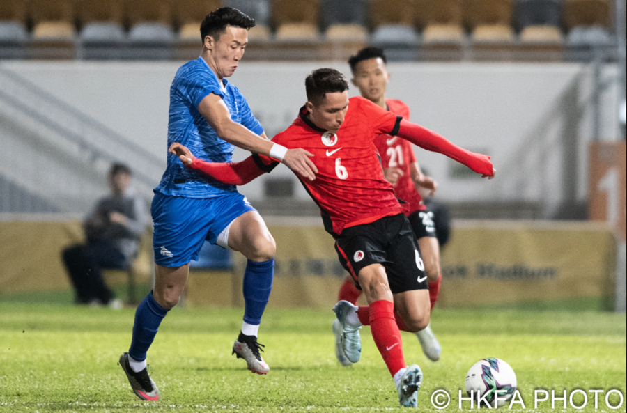 東亞足球錦標外圍賽 港隊昨晚3球淨勝蒙古