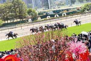 新年好去處｜沙田馬場設巨型桃花及風車陣 大派888份指定足金或鍍金擺件