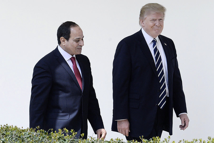 為聯手反恐 特朗普逆轉美對埃及政策