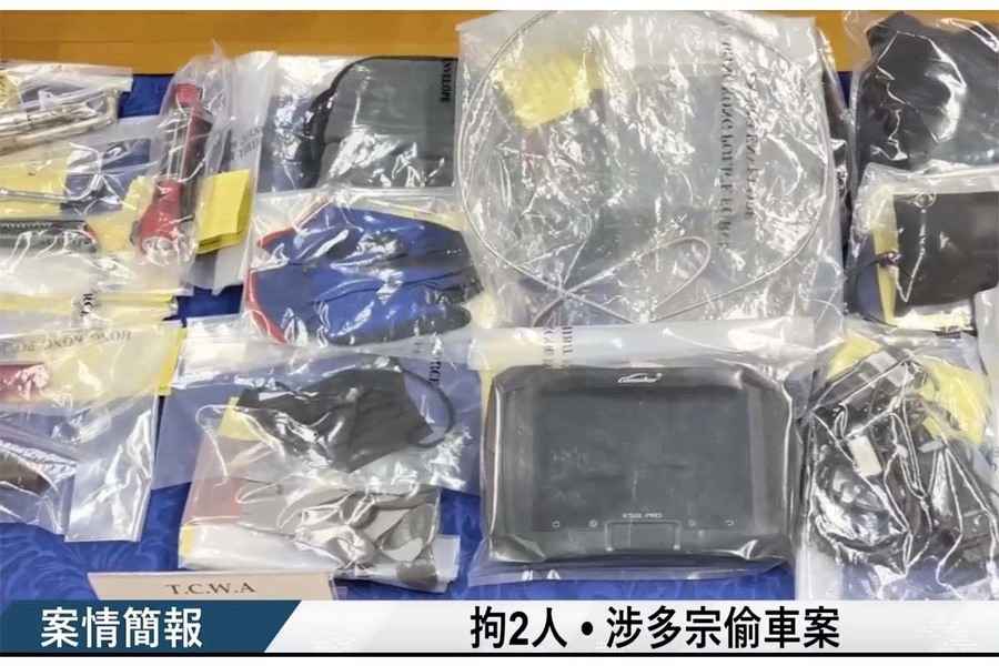 警方首破電子儀器駁車上電腦偷車案 拘捕兩疑犯