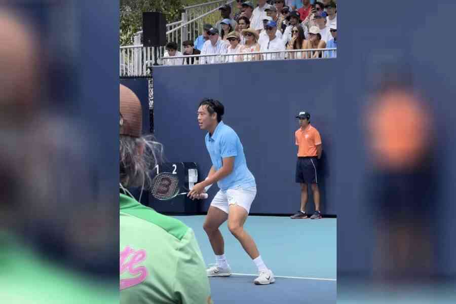 黃澤林邁阿密網球大師賽爆冷贏世界排名14舒爾頓