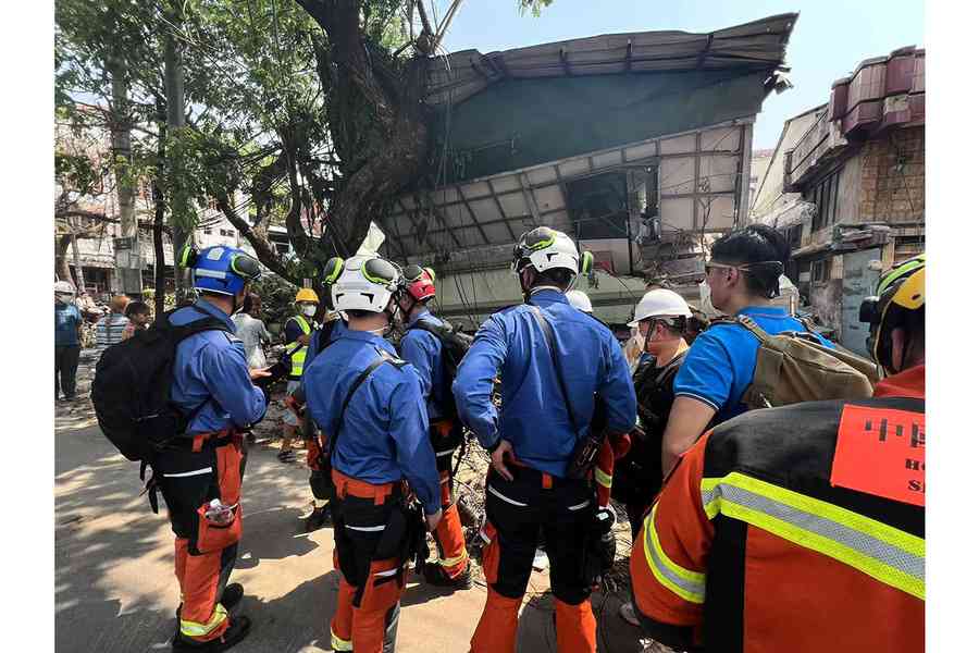 香港救援隊轉抵曼德勒 於兩受災區域搜救（更新）