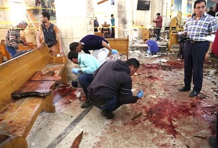 炸彈血洗埃及兩教堂釀百三死傷 IS宣稱犯案