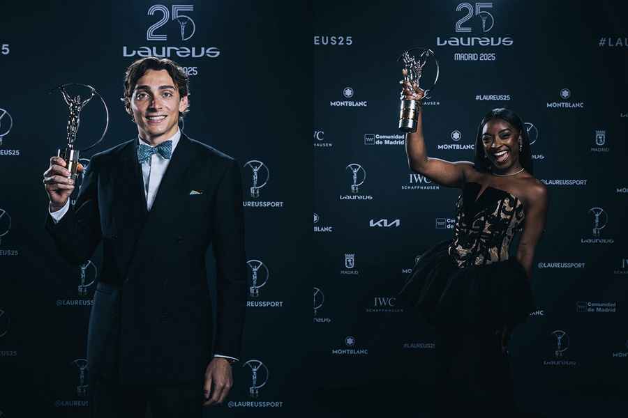 勞倫斯世界體育獎 比列絲4奪最佳女運動員