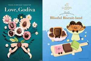 香港GODIVA「Blissful Biscuit-Land」限定企劃2025 推出全新口味巧克力蝴蝶酥