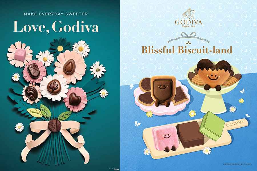 香港GODIVA「Blissful Biscuit-Land」限定企劃2025 推出全新口味巧克力蝴蝶酥