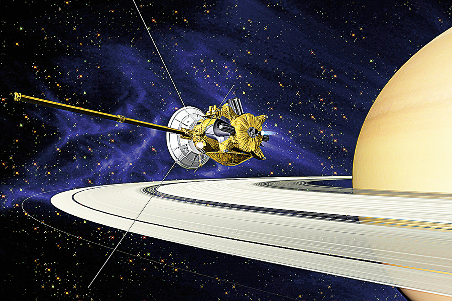 卡西尼號探土星啟動最後任務