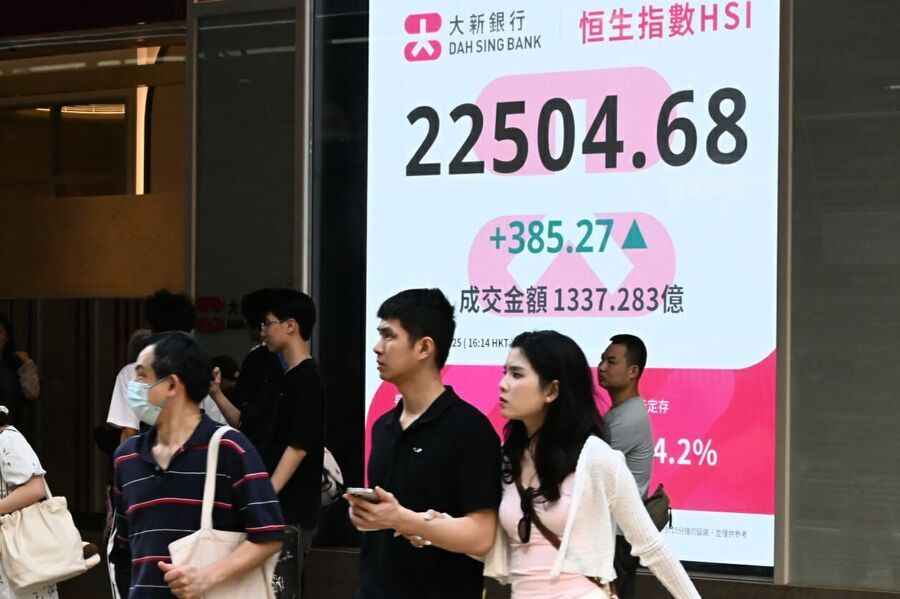 恒指升385點 市場憧憬美中貿易戰緩和