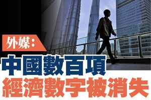 【A1頭條】中國經濟數字被消失 章家敦：中共已走投無路
