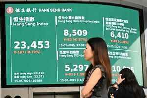 恒指倒跌187點 騰訊績後持平、油價大跌「三桶油」偏軟
