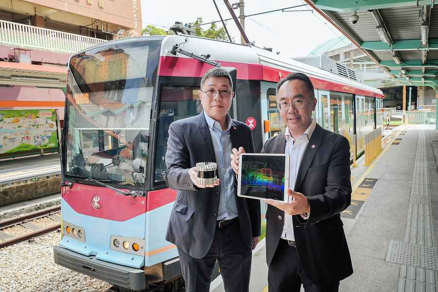 港鐵利用「光學雷達」加強監察輕鐵沿綫樹木