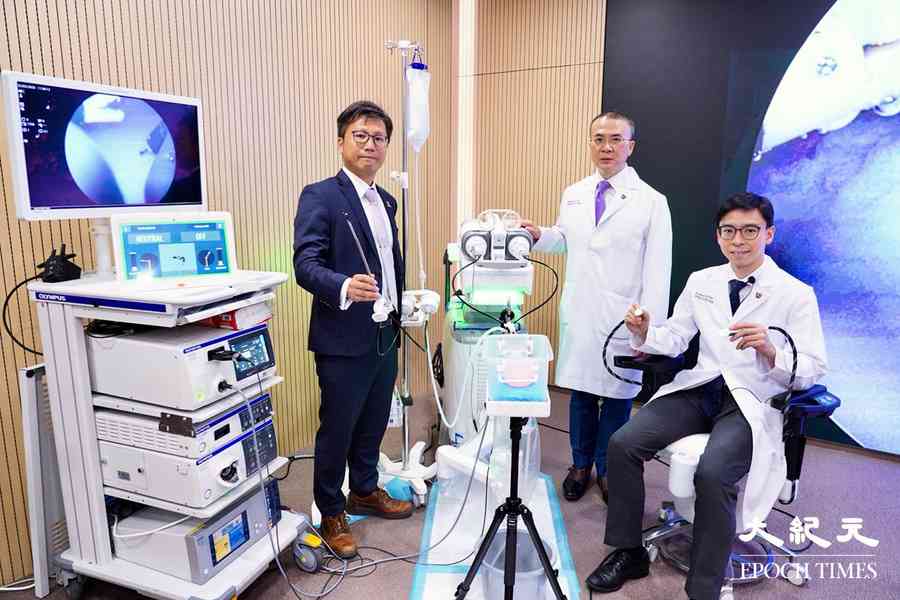 中大以港產雙臂內鏡手術機械人 經尿道切除整塊膀胱腫瘤 
