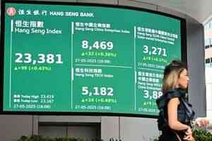 恒指轉升99點、成交額2,033億 港交所漲近3%