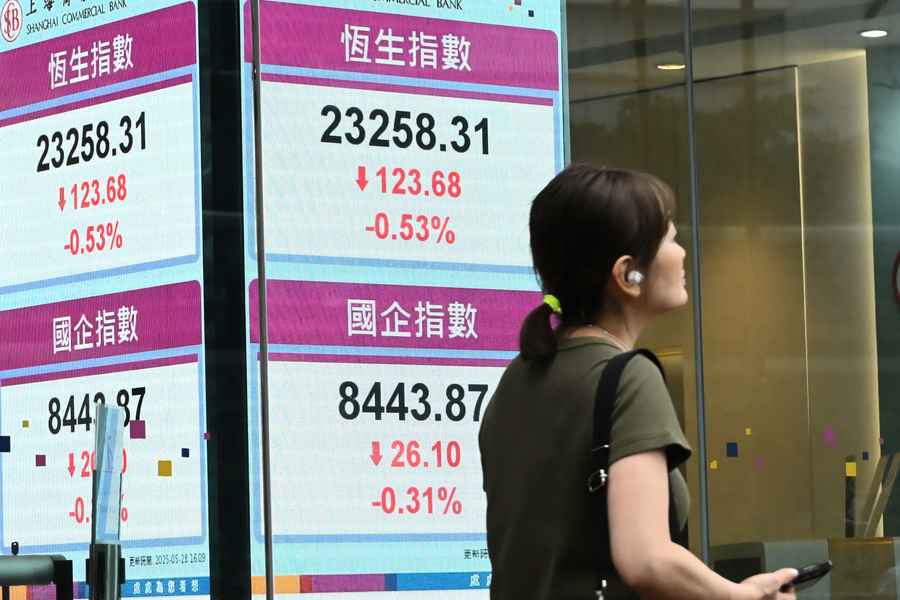 恒指倒跌123點 比亞迪遭巴西起訴、股挫2.7%
